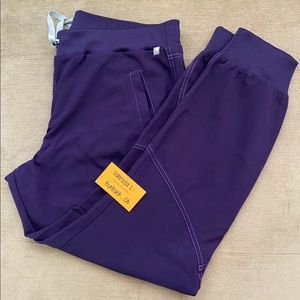 Figs Purple Moca Jogger Pants XL